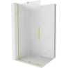 Mexen Velar stumdoma dušo sienelė Walk-in 75 x 200 cm, matinė 8 mm, auksinė matinė - 871-075-000-33-55