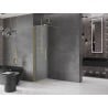 Mexen Velar stumdomas Walk-in dušo wall 85 x 200 cm, matiniai 8 mm, matiniai auksiniai - 871-085-000-33-55