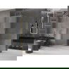 Mexen Velar dušo sienelė slenkama Walk-in 130 x 200 cm, matinė 8 mm, šlifuota auksinė - 871-130-000-33-55
