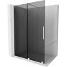 Mexen Velar dušo sienelė, stumiamas Walk-in 150 x 200 cm, grafitas 8 mm, balta - 871-150-000-43-20