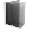 Mexen Velar stumdoma dušo sienelė Walk-in 150 x 200 cm, grafitas 8 mm, balta - 871-150-000-43-20
