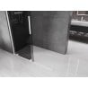 Mexen Velar dušo sienelė slidžiai atidaroma Walk-in 140 x 200 cm, grafitas 8 mm, balta - 871-140-000-43-20