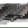 Mexen Velar dušo sienelė skaidri Walk-in 100 x 200 cm, grafito 8 mm, auksinė - 871-100-000-43-50