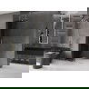 Mexen Velar dušo sienelė skaidri Walk-in 100 x 200 cm, grafito 8 mm, auksinė - 871-100-000-43-50