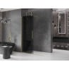Mexen Velar dušų sienelė stumdomam naudojimui Walk-in 160 x 200 cm, grafitas 8 mm, šlifuotas auksas - 871-160-000-43-55