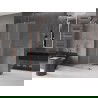 Mexen Velar dušo siena, slankiojančių durų 80 x 200 cm, matinis 8 mm, rožinė auksinė - 871-080-000-33-60