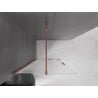 Mexen Velar stumdomoji dušo siena Walk-in 75 x 200 cm, matinė 8 mm, rožinė auksas - 871-075-000-33-60