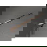 Mexen Velar dušo siena, slankiojančių durų 80 x 200 cm, matinis 8 mm, rožinė auksinė - 871-080-000-33-60