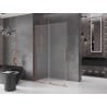 Mexen Velar stumdoma dušo sienelė Walk-in 150 x 200 cm, matinė 8 mm, rožinis auksas - 871-150-000-33-60