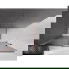 Mexen Velar atveriama dušo siena 140 x 200 cm, grafitas 8 mm, rožinė auksinė - 871-140-000-43-60