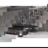 Mexen Velar dušo sienelė su stumdomomis durimis 130 x 200 cm, matinio stiklo 8 mm, šlifuota varis - 871-130-000-33-65