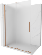 Mexen Velar dušo siena stumdomas Walk-in 150 x 200 cm, matinė 8 mm, šlifuota varis - 871-150-000-33-65