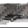 Mexen Velar dušo sienelė stumdomas Walk-in 160 x 200 cm, matinė 8 mm, šveisti vario - 871-160-000-33-65