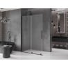 Mexen Velar stumdomoji dušo sienelė Walk-in 130 x 200 cm, matinė 8 mm, juoda - 871-130-000-33-70