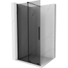 Mexen Velar dušo siena stumdomas Walk-in 70 x 200 cm, grafito 8 mm, juodas - 871-070-000-43-70