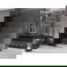 Mexen Velar prausimosi siena su stumdomomis durimis Walk-in 85 x 200 cm, grafito 8 mm, juoda - 871-085-000-43-70