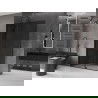 Mexen Velar dušo sienelė stumdomajam Walk-in 140 x 200 cm, grafitas 8 mm, juoda - 871-140-000-43-70