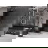 Mexen Velar dušo sienelė, stumdomas Walk-in 85 x 200 cm, grafito 8 mm, šlifuotas gun gray - 871-085-000-43-66