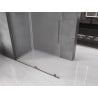 Mexen Velar dušo sienelė atvirai 150 x 200 cm, matinė 8 mm, gun metal - 871-150-000-33-95