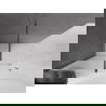 Mexen Velar dušo siena su atsidarančiu Walk-in 140 x 200 cm, matinė 8 mm, gun metal - 871-140-000-33-95