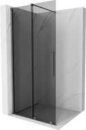 Mexen Velar stumdymas Walk-in dušo sienelė 90 x 200 cm, grafitas 8 mm, gun metal - 871-090-000-43-95