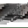 Mexen Velar prausimosi sienelė stumdomą Walk-in 100 x 200 cm, grafito 8 mm, gun metal - 871-100-000-43-95