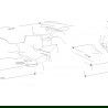 Mexen Sabre R72 vonios komplektas, chromas - 72103R72-00