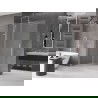 Mexen Velar dušo sienelė su stumdomomis durimis Walk-in 130 x 200 cm, matinė 8 mm, šlifuotas nikelis - 871-130-000-33-97