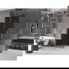 Mexen Velar prausimosi sienelė, išsiskleidžianti Walk-in 100 x 200 cm, grafitas 8 mm, šlifuotas nikelis - 871-100-000-43-97