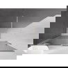 Mexen Velar vonios sienelė su stumdomomis durelėmis Walk-in 150 x 200 cm, grafitas 8 mm, šlifuotas nikelis - 871-150-000-43-97
