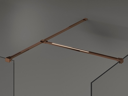 Mexen T jungtis sieniniams laikikliams, rožinis auksas - 800-09-60