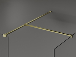 Mexen T jungtis sieniniams laikikliams, šlifuotas auksas - 800-09-55