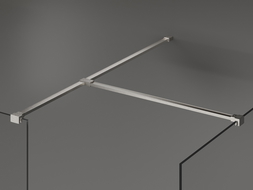 Mexen T jungtis sieniniams laikikliams, šlifuotas nikelis - 800-09-97