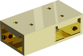 Mexen T jungtis sieniniams laikikliams, auksinė - 800-09-50