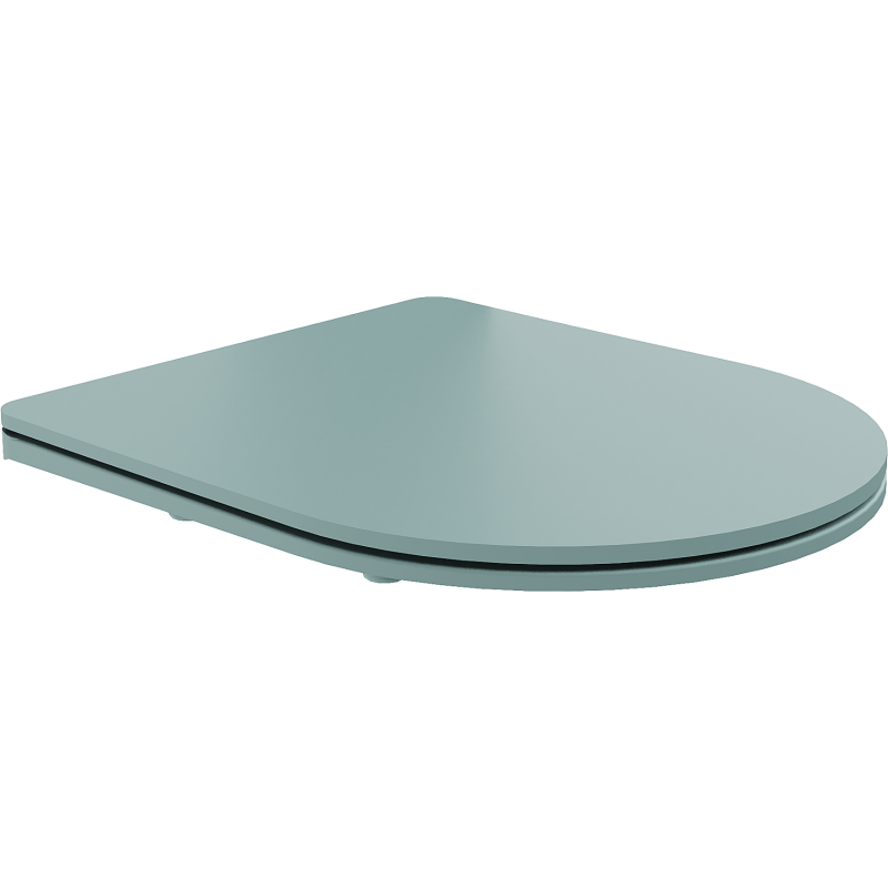 Mexen lėtai nusileidžianti slim sėdynė, duroplast, šviesiai žalia matinė - 39740048
