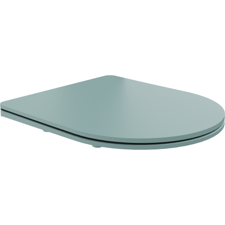 Mexen lėtai nusileidžianti slim sėdynė, duroplast, šviesiai žalia matinė - 39740048