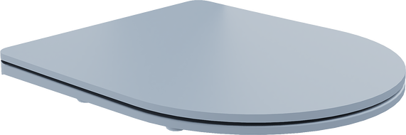 Mexen lėtai nusileidžianti plona dangtis, duroplastikas, pilkai mėlynas matinis - 39740069