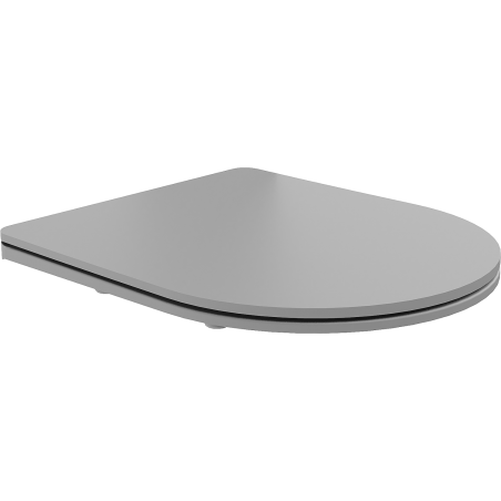 Mexen lėtai nusileidžianti slim sėdynė, duroplast, šviesiai pilka matinė - 39740061