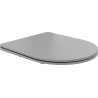 Mexen lėtai nusileidžianti slim sėdynė, duroplast, šviesiai pilka matinė - 39740061