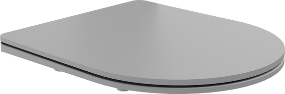 Mexen lėtai nusileidžianti slim sėdynė, duroplast, šviesiai pilka matinė - 39740061