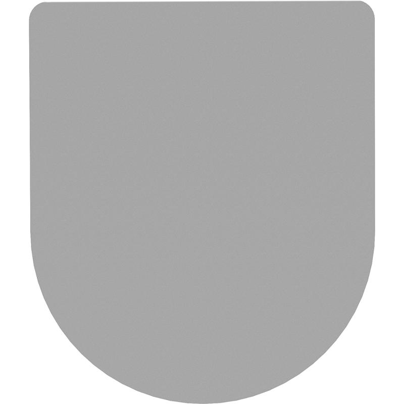 Mexen lėtai nusileidžianti slim sėdynė, duroplast, šviesiai pilka matinė - 39740061