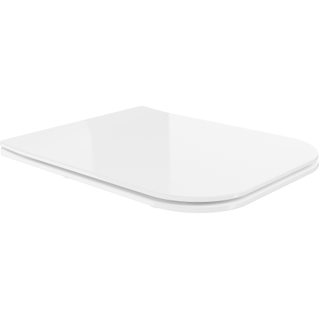 Mexen Madox lėtai nusileidžianti slim dangtis, duroplast, balta blizgi - 39154000