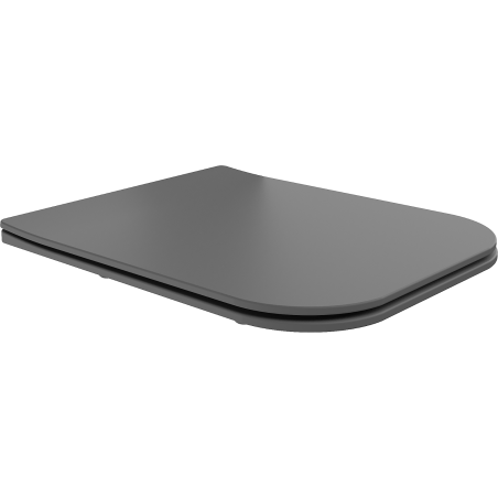 Mexen Madox lėtai nusileidžiantis dangtis slim, duroplast, tamsiai pilkas matinis - 39154061
