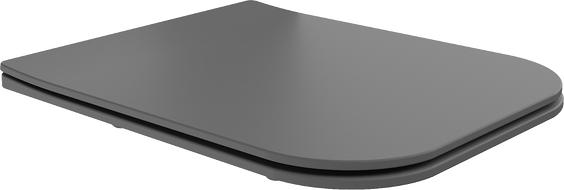 Mexen Madox lėtai nusileidžiantis dangtis slim, duroplast, tamsiai pilkas matinis - 39154061