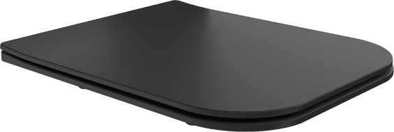 Mexen Madox lėtai nusileidžiantis plonas dangtis, duroplastikas, juodas matinis - 39154085