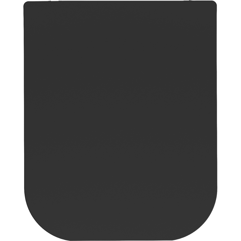 Mexen Madox lėtai nusileidžiantis plonas dangtis, duroplastikas, juodas matinis - 39154085