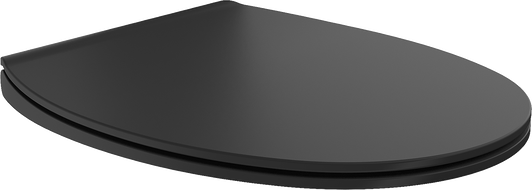 Mexen Egg lėtai nusileidžiantis plonas dangtis, duroplastikas, juodas matinis - 39243085
