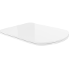 Mexen Vito lėtai nusileidžianti plona sėdynė, duroplastikas, blizganti balta - 39174000