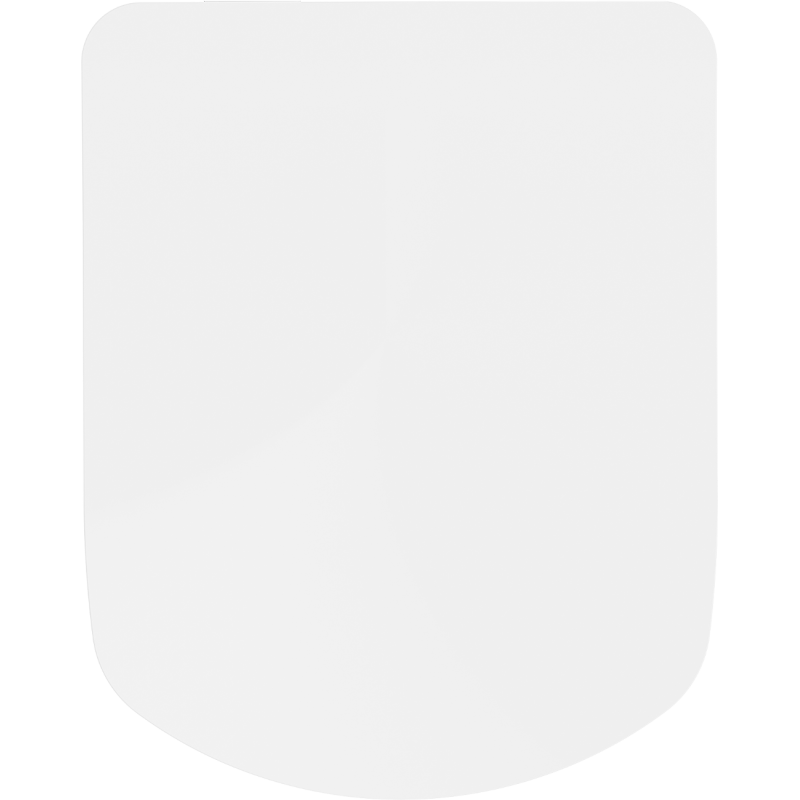 Mexen Vito lėtai nusileidžianti plona sėdynė, duroplastikas, blizganti balta - 39174000