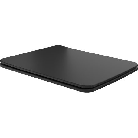 Mexen Vera lėtai nusileidžiantis plonas dangtis, duroplastikas, juodai matinė - 39164085